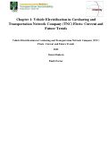 Cover page: Vehicle Electrification in Carsharing and Transportation Network Company (TNC) Fleets: Current and Future Trends