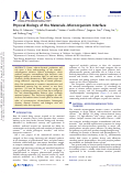 Cover page: Physical Biology of the Materials–Microorganism Interface