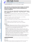 Cover page: Early life stress and the anxious brain: evidence for a neural mechanism linking childhood emotional maltreatment to anxiety in adulthood