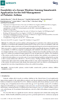 Cover page: Feasibility of a Secure Wireless Sensing Smartwatch Application for the Self-Management of Pediatric Asthma