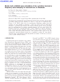 Cover page: Monte Carlo orbit/full wave simulation of ion cyclotron resonance frequency wave damping on resonant ions in tokamaks