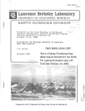 Cover page: ELIMINATING THE WELLBORE RESPONSE IN TRANSIENT WELL TEST ANALYSIS