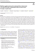 Cover page: Well-free agglomeration and on-demand three-dimensional cell cluster formation using guided surface acoustic waves through a couplant layer