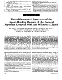 Cover page: Three-Dimensional Structures of the Ligand-Binding Domain of the Bacterial Aspartate Receptor with and Without a Ligand