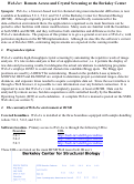 Cover page: Web-Ice: Remote Access and Crystal Screening at the Berkeley Center