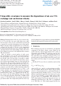 Cover page: Using eddy covariance to measure the dependence of air–sea CO2 exchange rate on friction velocity