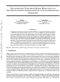 Cover page: Non-intrusive Nonlinear Model Reduction via Machine Learning Approximations to Low-dimensional Operators