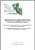 Cover page: The role of social factors in shaping public perception of CCS: results of multi-state focus group interviews in the US