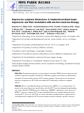 Cover page: Depressive Symptom Dimensions in Treatment-Resistant Major Depression and Their Modulation With Electroconvulsive Therapy.