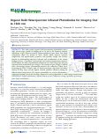 Cover page: Organic Bulk Heterojunction Infrared Photodiodes for Imaging Out to 1300 nm