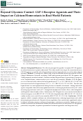 Cover page: Beyond Glycemic Control: GLP-1 Receptor Agonists and Their Impact on Calcium Homeostasis in Real-World Patients.