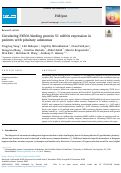 Cover page: Circulating FK506 binding protein 51 mRNA expression in patients with pituitary adenomas.