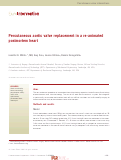 Cover page: Percutaneous aortic valve replacement in a re-animated postmortem heart