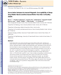 Cover page: Association between increased magnetic susceptibility of deep gray matter nuclei and decreased motor function in healthy adults