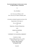 Cover page: Bayesian based design of real-time sensor systems for high-risk indoor contaminants