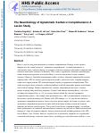 Cover page: The Neurobiology of Agrammatic Sentence Comprehension: A Lesion Study