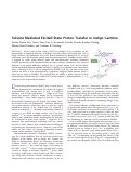 Cover page: Solvent Mediated Excited State Proton Transfer in Indigo Carmine