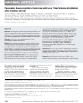 Cover page: Favorable Neurocognitive Outcome with Low Tidal Volume Ventilation after Cardiac Arrest