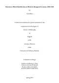 Cover page: Brownness: Mixed Identifications in Minority Immigrant Literature, 1900-1960