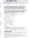 Cover page: Serum Levels of Metabolites Produced by Intestinal Microbes and Lipid Moieties Independently Associated With Acute-on-Chronic Liver Failure and Death in Patients With Cirrhosis