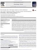 Cover page: Brain atrophy rates in first degree relatives at risk for Alzheimer's