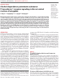 Cover page: Alcohol dependence potentiates substance P/neurokinin-1 receptor signaling in the rat central nucleus of amygdala