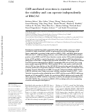 Cover page: CtIP-mediated resection is essential for viability and can operate independently of BRCA1.