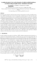 Cover page: A multiscale point of view on the dynamics of stably stratified turbulence associated with geostrophic modes: simulations and mode