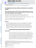 Cover page: A Comprehensive Review of Outcome Predictors in Low MELD Patients.