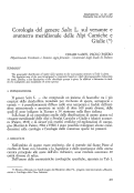 Cover page: Corologia del genere <i>Salix</i> L. sul versante e avanterra meridionale delle Alpi Carniche e Giulie