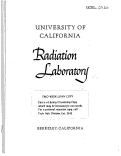 Cover page: The New Elements Einsteinium and Fermium, Atomic Numbers 99 and 100