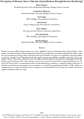 Cover page: Perception of Mooney Faces: Extreme Generalization through Inverse Rendering?