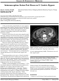 Cover page: Intussusception Status-Post Roux-En-Y Gastric Bypass