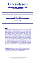 Cover page: Non bis in idem: Mexican Regulation and International Standards