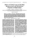 Cover page: Effects of triethyl lead on hot-plate responsiveness and biochemical properties of hippocampus