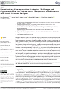 Cover page: Breastfeeding Communication Strategies, Challenges and Opportunities in the Twitter-Verse: Perspectives of Influencers and Social Network Analysis