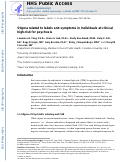 Cover page: Stigma related to labels and symptoms in individuals at clinical high-risk for psychosis