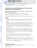 Cover page: Practice Patterns in the Initial Management of Herpes Zoster Ophthalmicus in the United States.