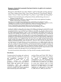 Cover page: Responses of microbial community functional structures to pilot-scale uranium in situ bioremediation