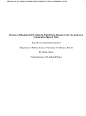 Cover page: Existence of Ideological Drift within the United States Supreme Court: An Analysis of Conservative Majority Votes