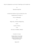 Cover page: Trajectory Optimization and Control of Small Spacecraft Constellations