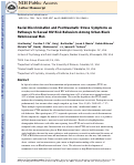 Cover page: Racial discrimination and posttraumatic stress symptoms as pathways to sexual HIV risk behaviors among urban Black heterosexual men