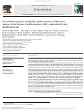 Cover page: Low-fat dietary pattern and global cognitive function: Exploratory analyses of the Women's Health Initiative (WHI) randomized Dietary Modification trial