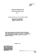 Cover page: Theoretical Temperature Fields for the STRIPA Heater Project