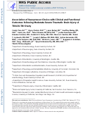 Cover page: Association of Vasopressor Choice with Clinical and Functional Outcomes Following Moderate to Severe Traumatic Brain Injury: A TRACK-TBI Study