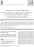 Cover page: Current status of the Brazilian AMS program