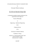 Cover page of A Generalized Pyrolysis Model for Combustible Solids