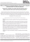 Cover page: Efficacy, metabolism and pharmacokinetics of Ro 15-5458, a forgotten schistosomicidal 9-acridanone hydrazone.