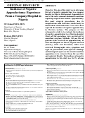 Cover page: Incidence of Negative Appendectomy: Experience From a Company Hospital in Nigeria