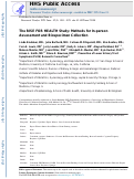 Cover page: The RISE FOR HEALTH study: Methods for in-person assessment and biospecimen collection.